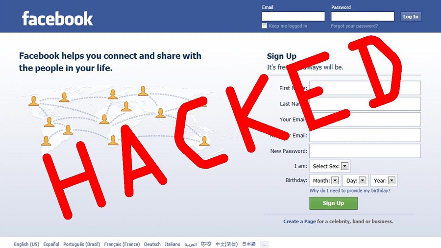 nick Facebook bị hack