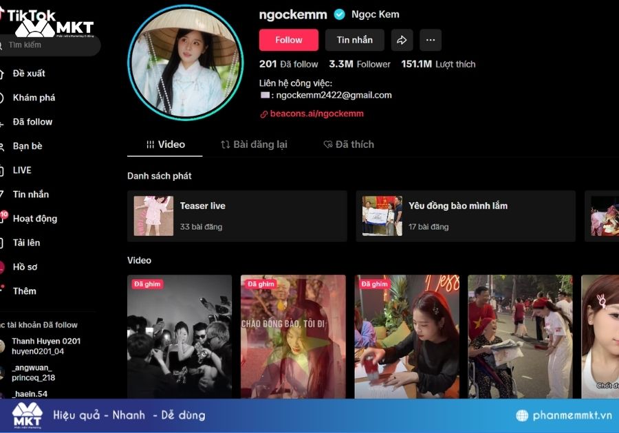 Bảng giá KOL Việt Nam bảng giá KOL Việt Nam