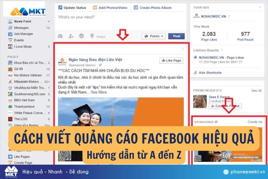 cách viết quảng cáo Facebook